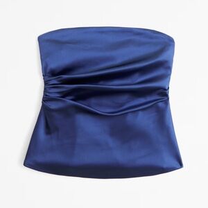 Abercrombie & Fitch Blue Strapless Top XS